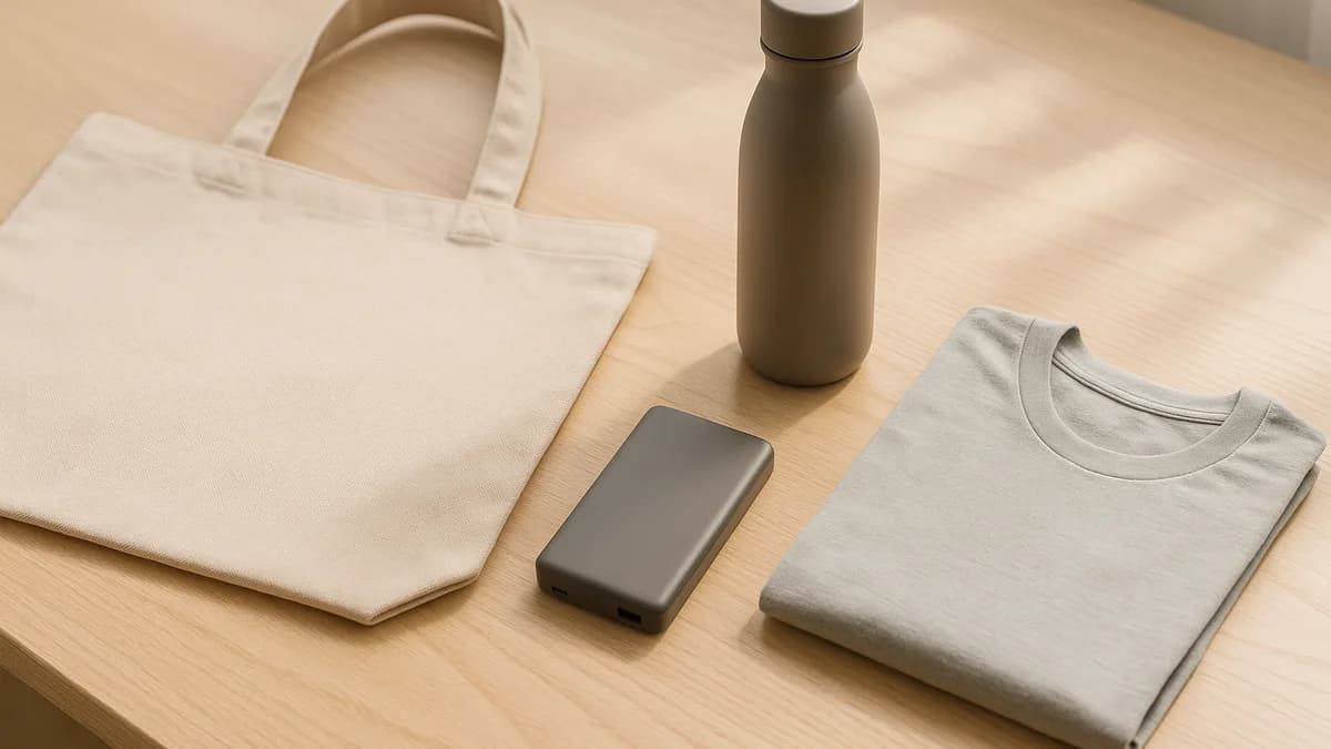 Trade show giveaways people keep, useful items in a Los Angeles studio (trade-show-giveaway-ideas)